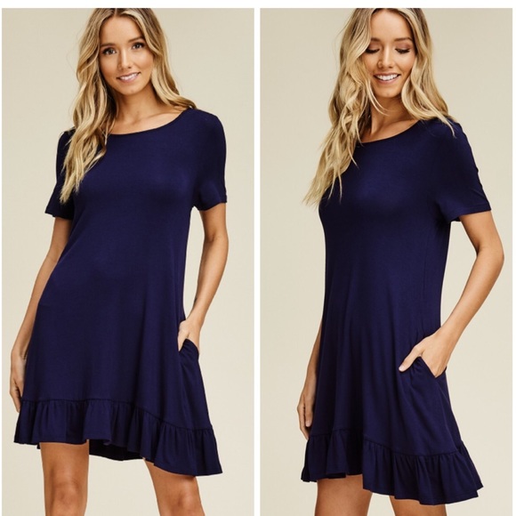 Dresses & Skirts - (LAST ONE) Ruffle Swing Dress